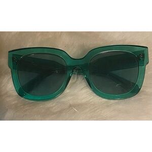 Chimi Aqua Green Sunglasses w/ Case